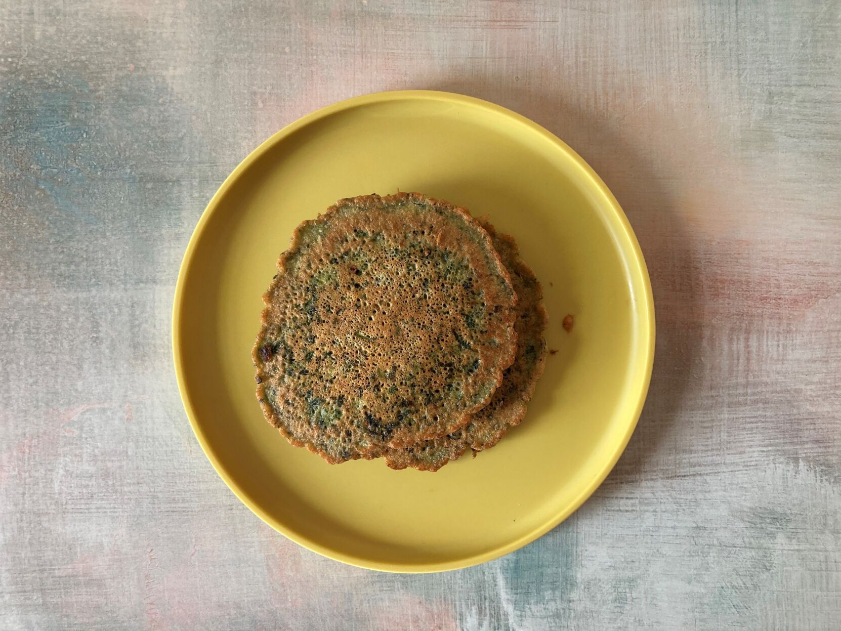Spinach pancakes